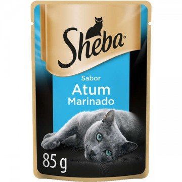 Sachê Sheba Gatos Adultos Sabor Atum Marinado - 85g